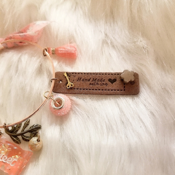 TEESAN MAKE A STATEMENT Japanese Handmade Rose Gold Sweet Candy Bangle - Picture 3 of 5